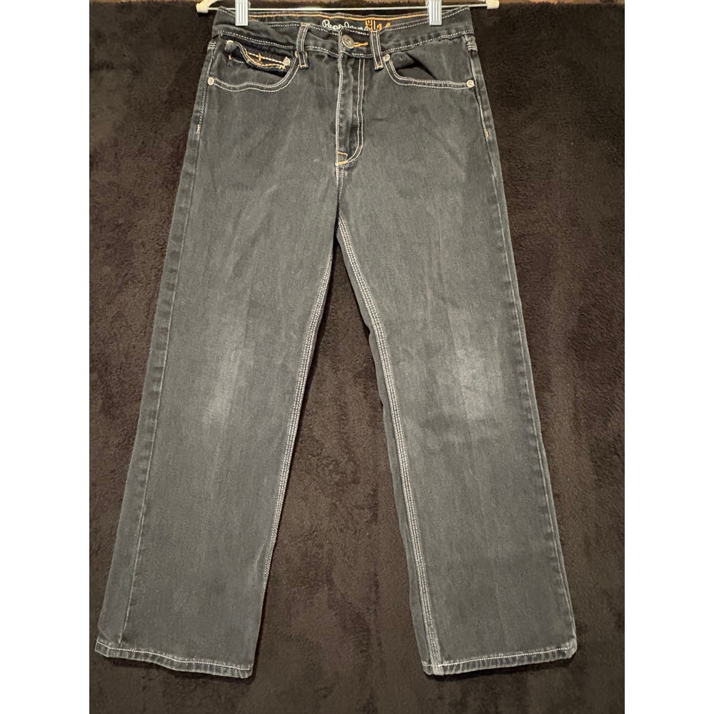 Pepe Jeans London Jeans Womens W30 L34 Gray Wash Straight Leg Denim 30‎